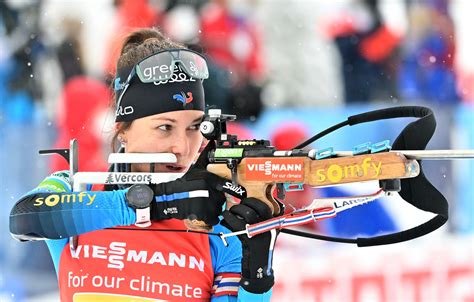 Coupe du monde de biathlon : la Française Chloé .